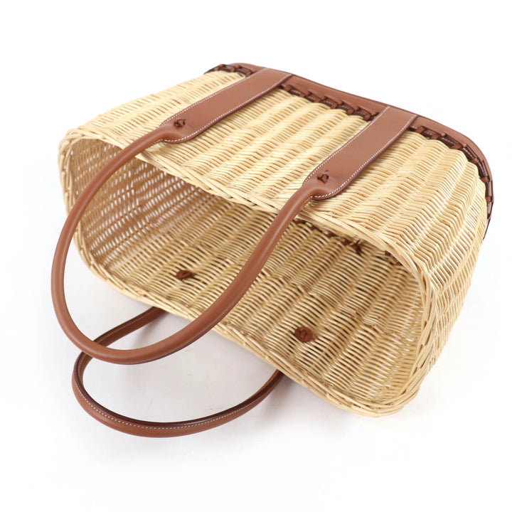 Pristine HERMES Handbag Garden picnic, garden party PM Swift Women