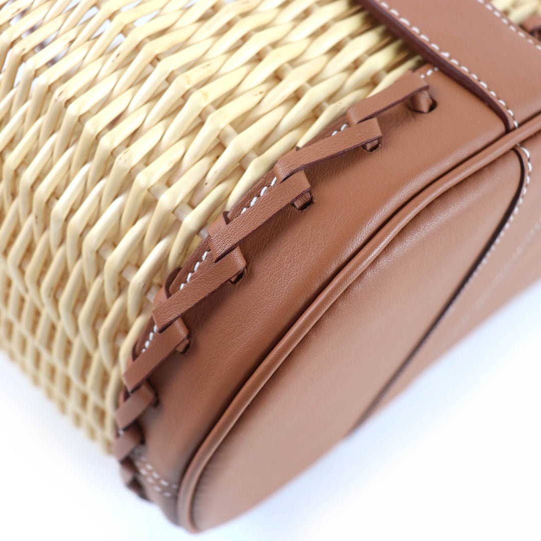 Pristine HERMES Handbag Garden picnic, garden party PM Swift Women