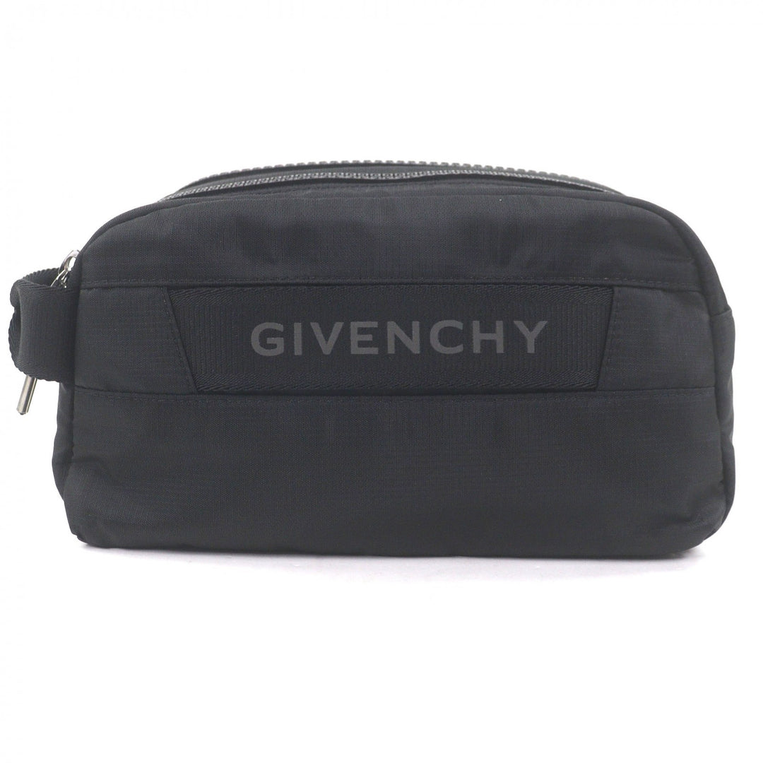 Excellent GIVENCHY Clutch bag 4G G-Trek Travel Pouch black Nylon