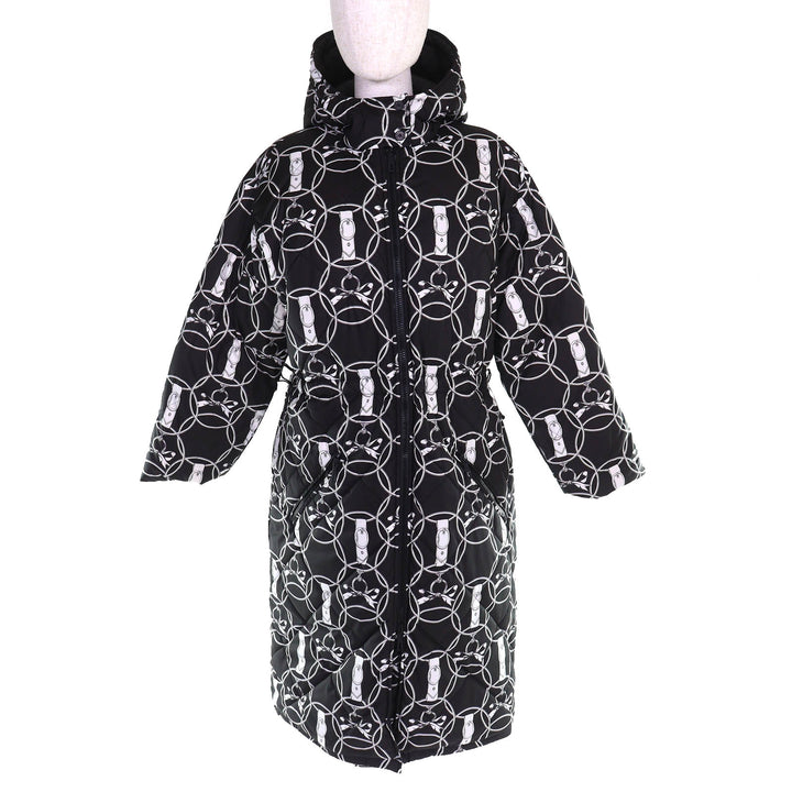 Excellent HERMES down coat La Promenade du Matin reversible 34 2H0158D4
