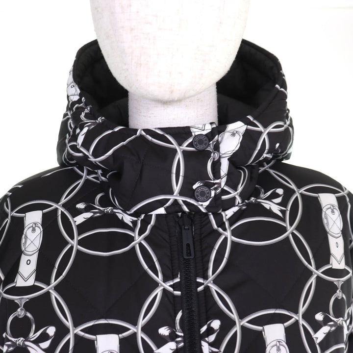 Excellent HERMES down coat La Promenade du Matin reversible 34 2H0158D4