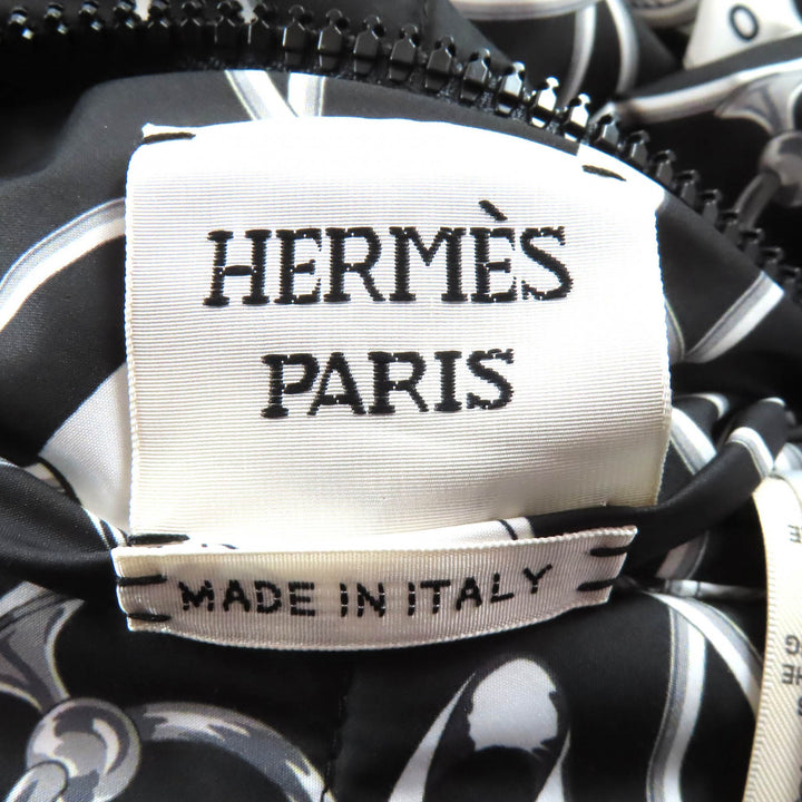 Excellent HERMES down coat La Promenade du Matin reversible 34 2H0158D4