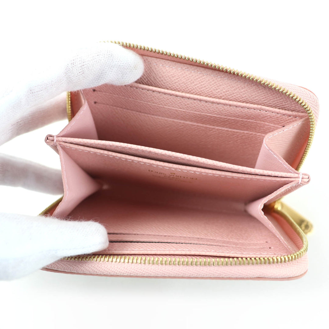 Pristine LOUIS VUITTON Coin case Zippy Coin case Coated canvas Women N60229