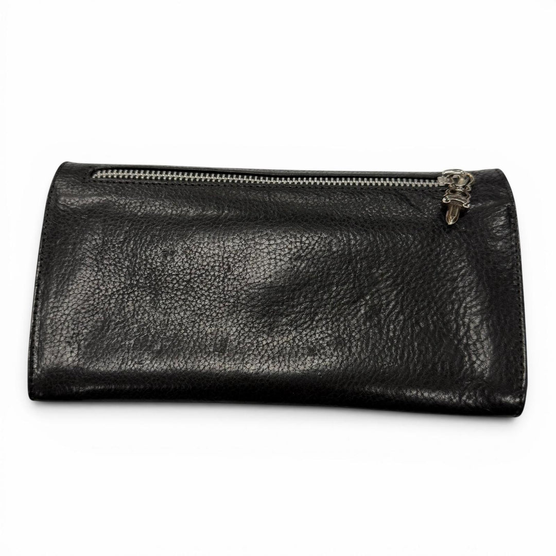 Very Good CHROME HEARTS Purse Greasy black mens