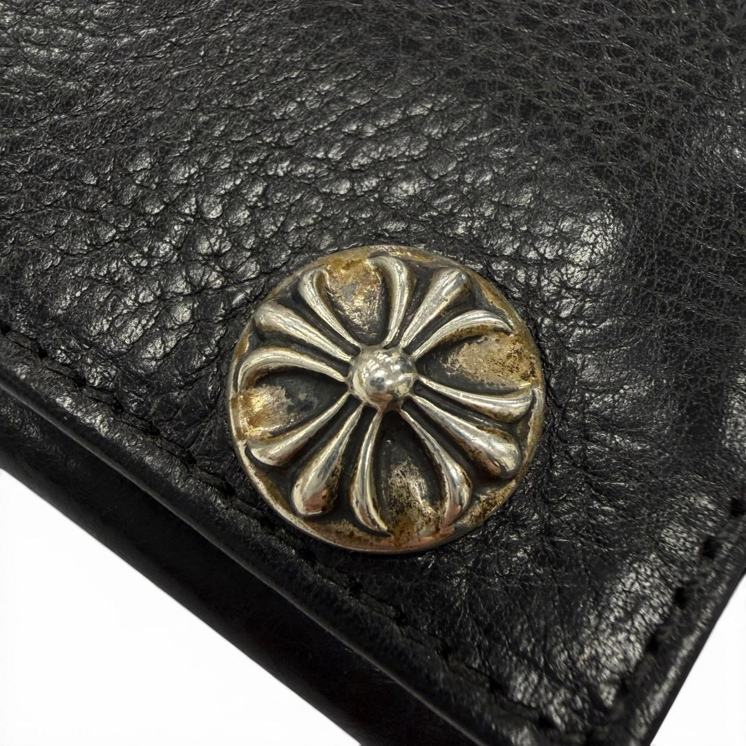 Very Good CHROME HEARTS Purse Greasy black mens