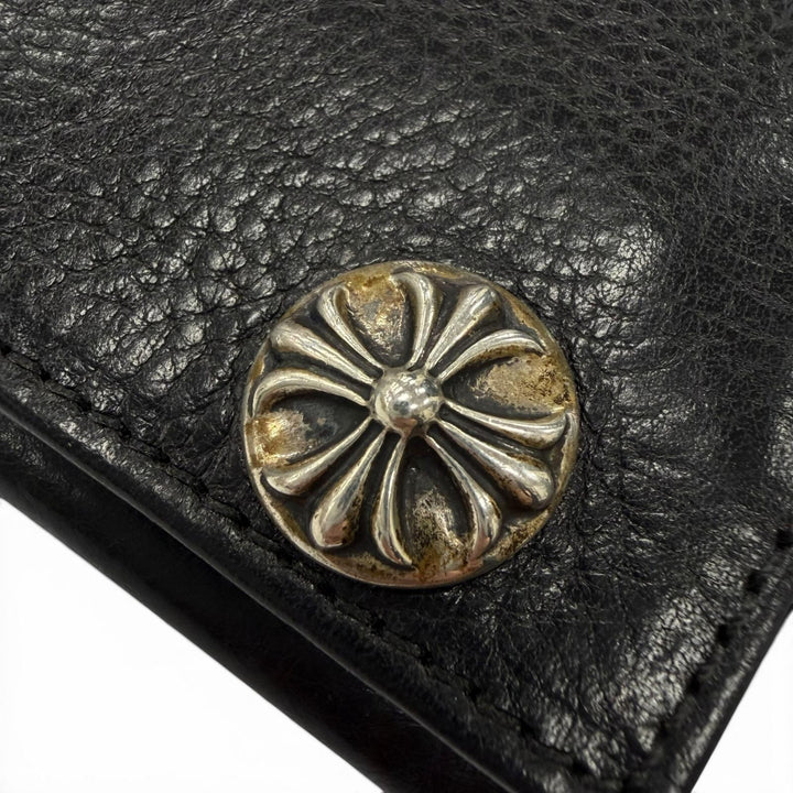 Very Good CHROME HEARTS Purse Greasy black mens