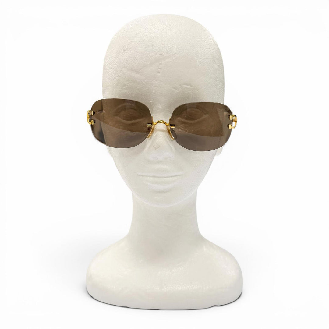 Great Cartier sunglasses gold mens