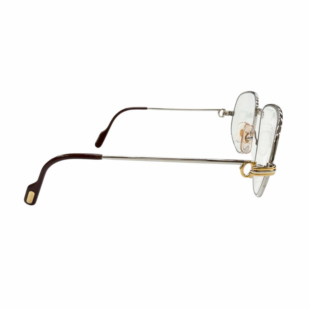 Great Cartier Glasses Trinity 2C Decor Silver mens