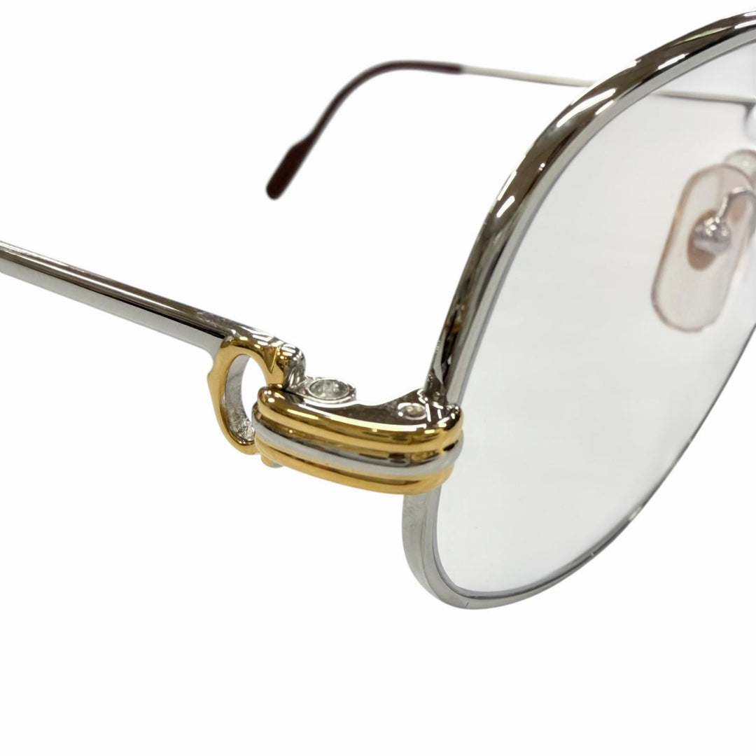 Great Cartier Glasses Trinity 2C Decor Silver mens