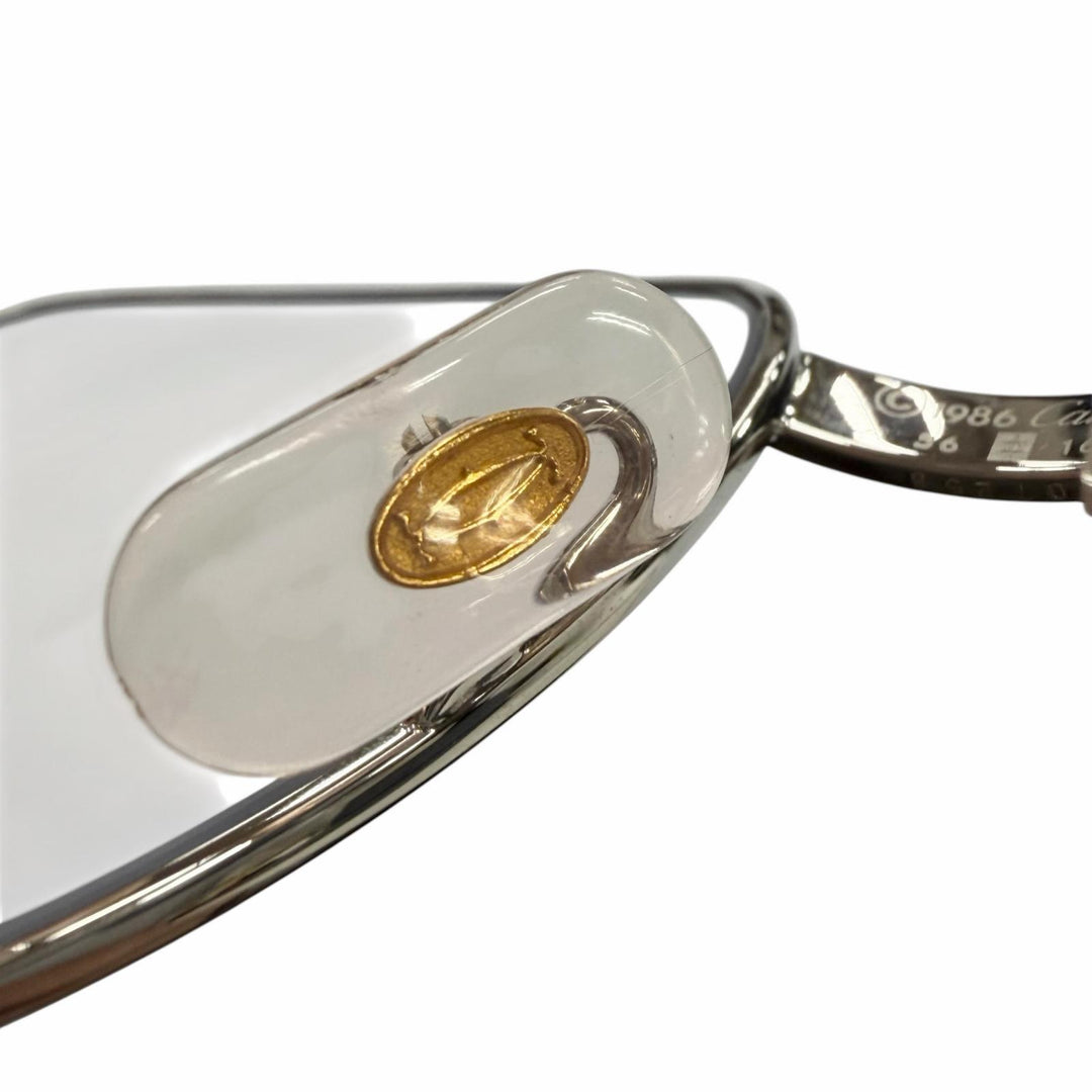 Great Cartier Glasses Trinity 2C Decor Silver mens