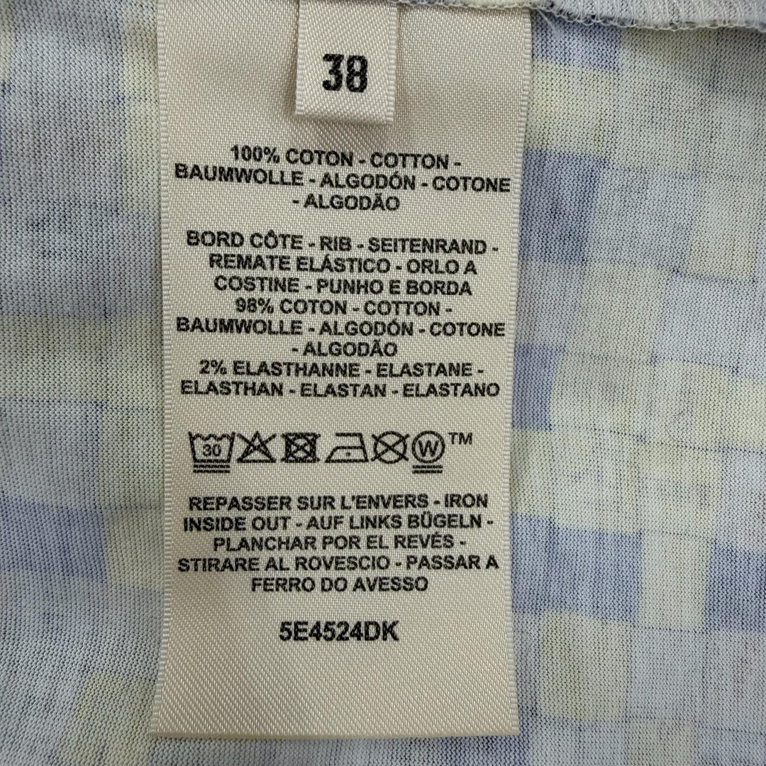 Excellent HERMES one piece Bolduc Short-Sleeve Straight Dress 38 5E4524DK
