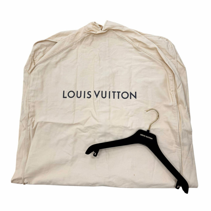 Great LOUIS VUITTON sweater PEACE AND LOVE Brown cashmere mens XS HFN96W