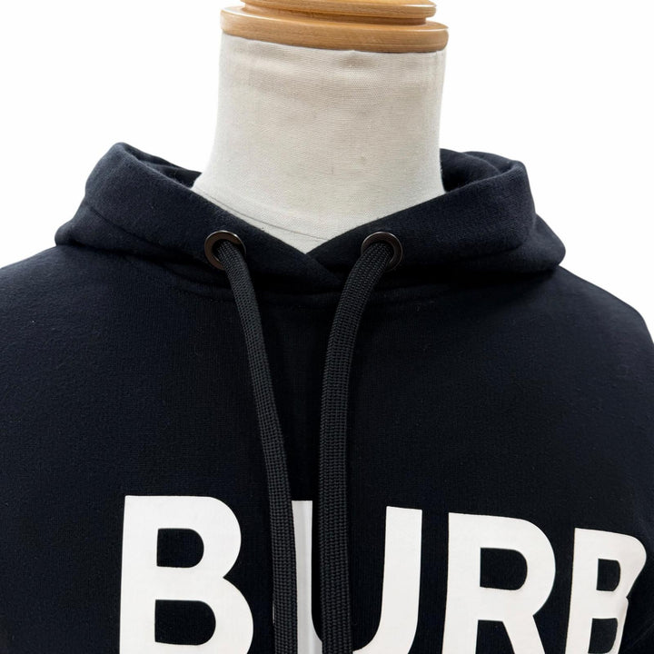 Very Good BURBERRY hoodie Horseferry pullover black cotton mens S 8040767