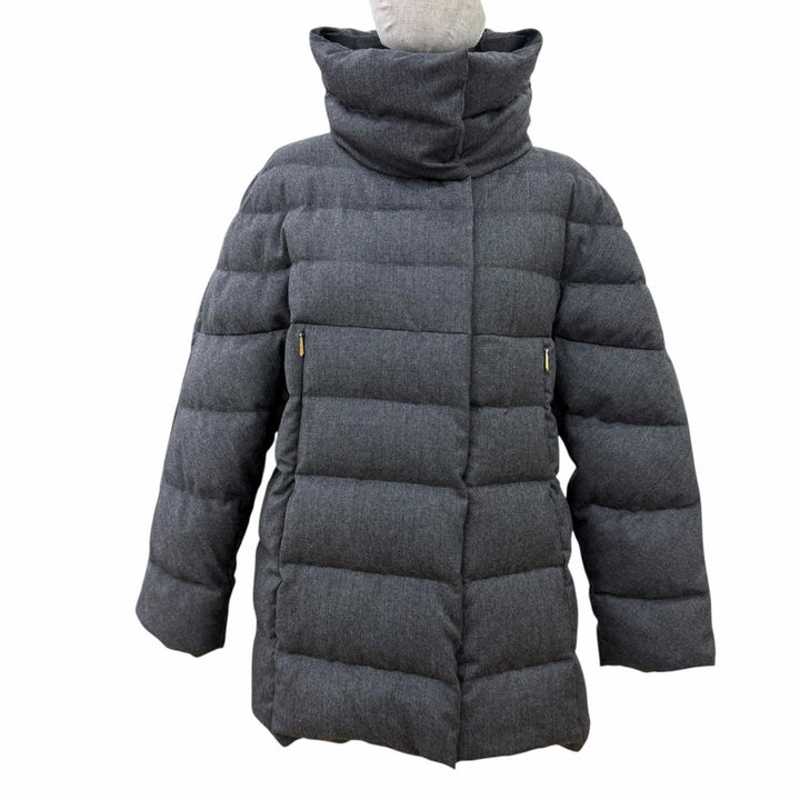 Great TATRAS down coat STRINA Stand Color gray wool Women LTLA20A4184-D