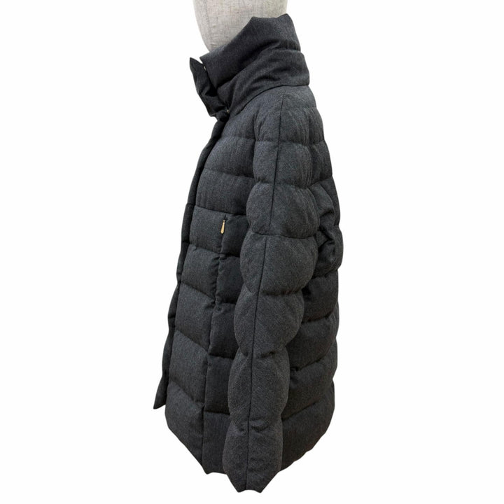 Great TATRAS down coat STRINA Stand Color gray wool Women LTLA20A4184-D