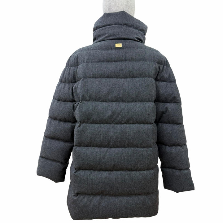 Great TATRAS down coat STRINA Stand Color gray wool Women LTLA20A4184-D