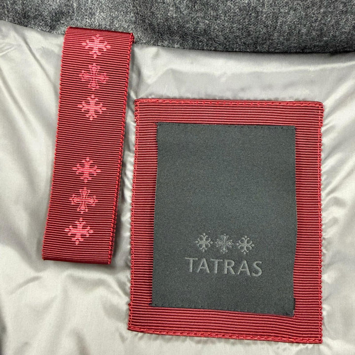 Great TATRAS down coat STRINA Stand Color gray wool Women LTLA20A4184-D