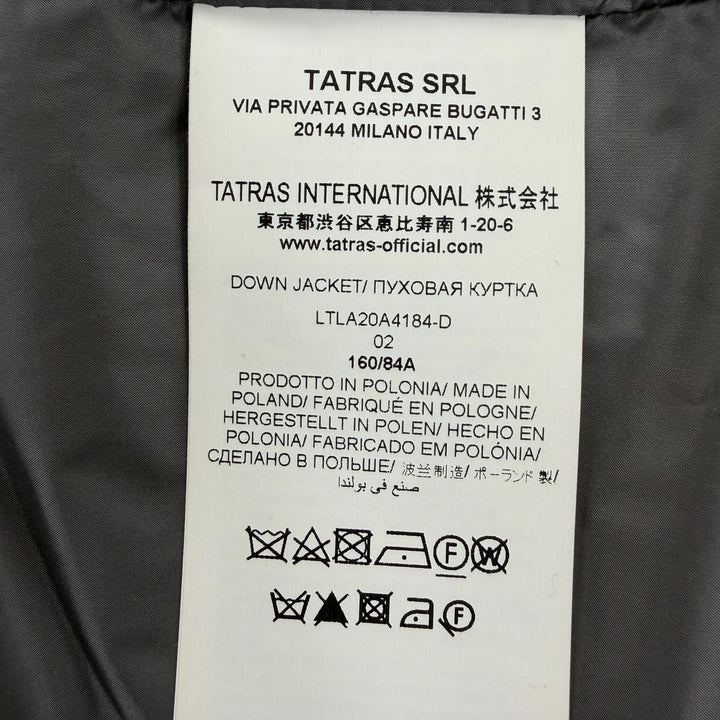 Great TATRAS down coat STRINA Stand Color gray wool Women LTLA20A4184-D