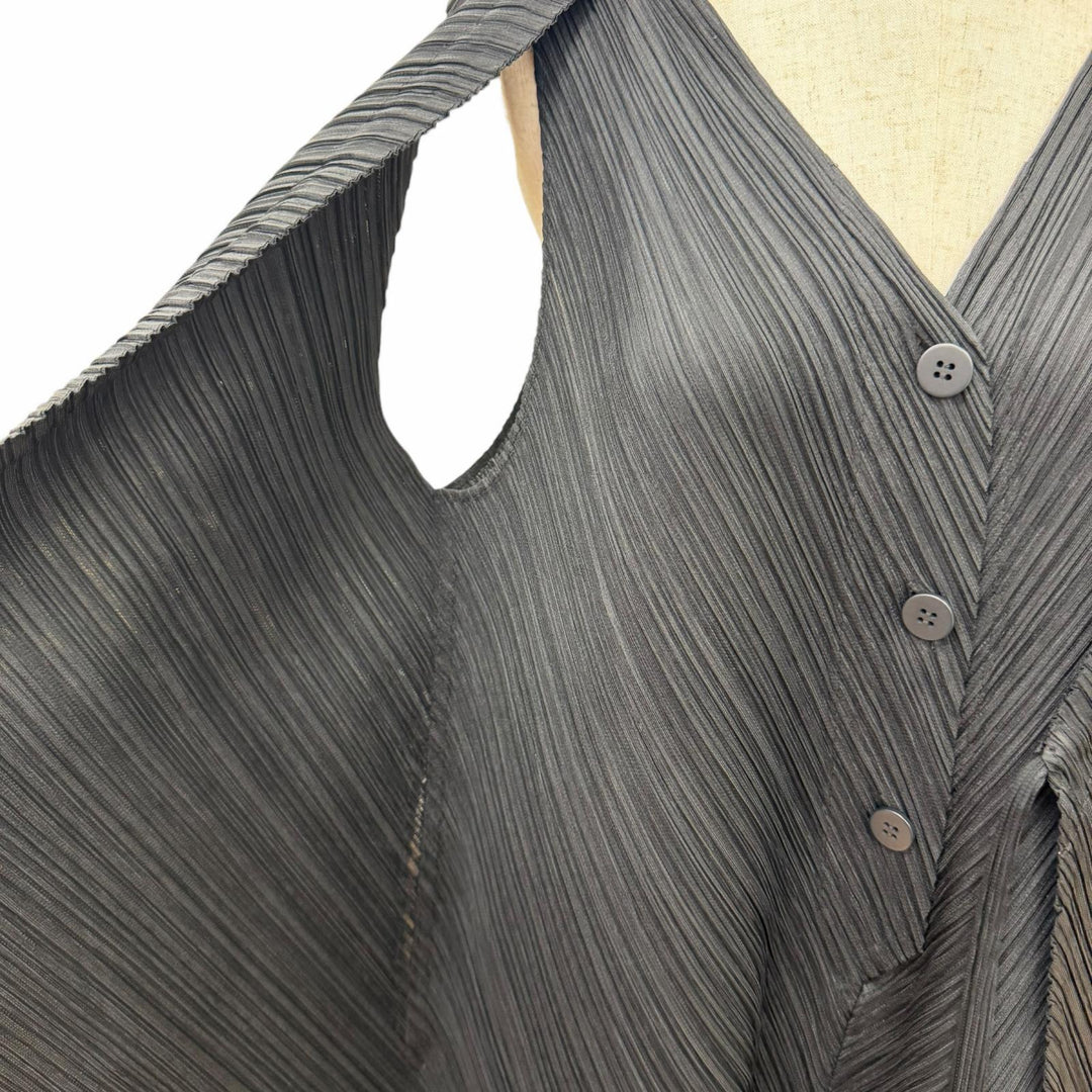 Excellent PLEATS PLEASE jumpsuit Layered design all-in-one jumpsuit 3 PP81-JI443