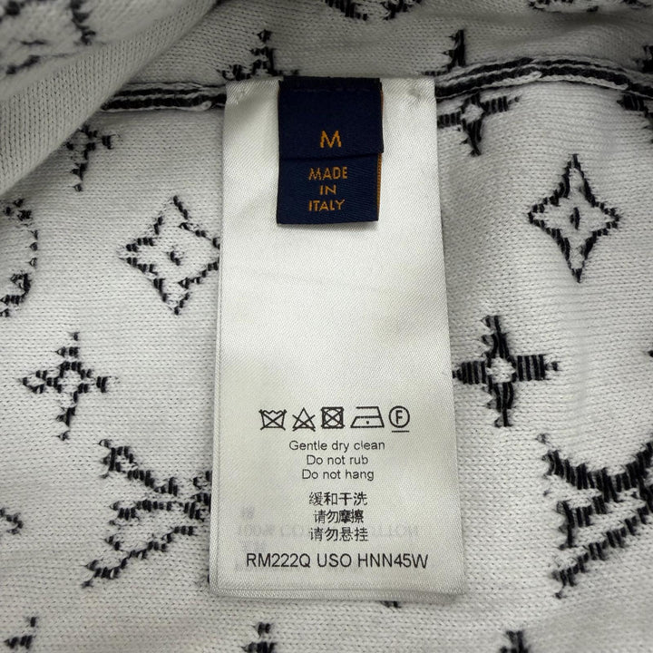 Excellent LOUIS VUITTON hoodie Monogram Gradient Pullover black cotton mens M