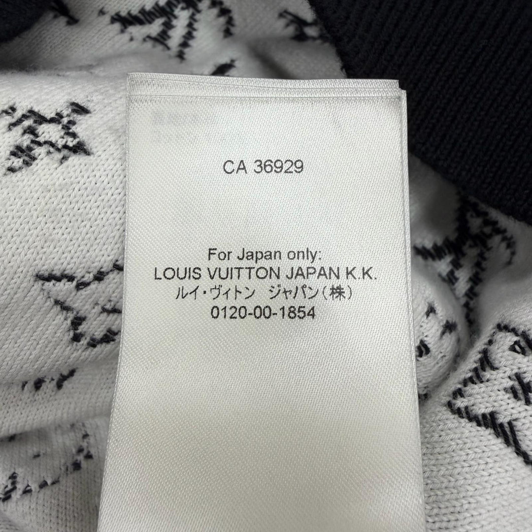 Excellent LOUIS VUITTON hoodie Monogram Gradient Pullover black cotton mens M