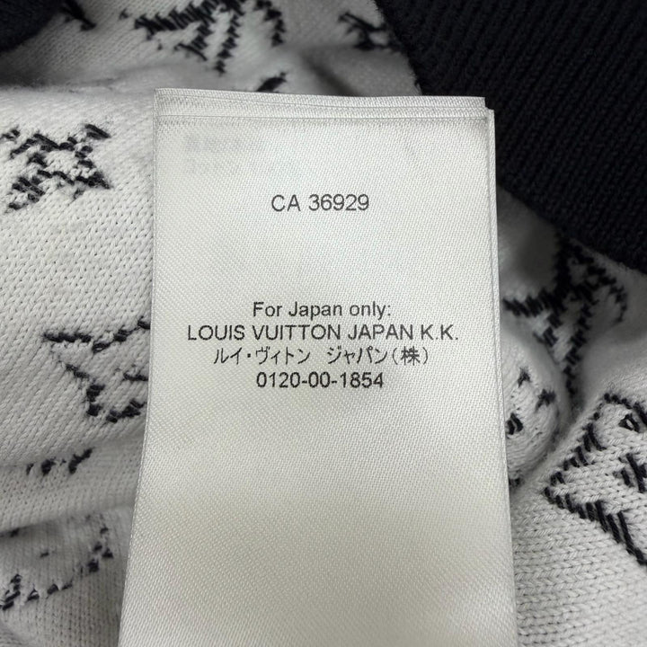 Excellent LOUIS VUITTON hoodie Monogram Gradient Pullover black cotton mens M