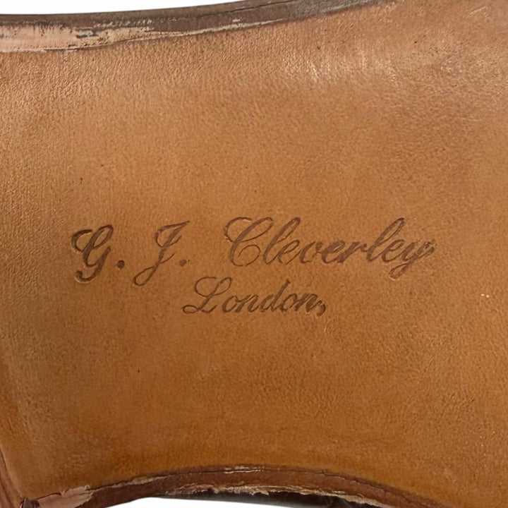 Pristine GEORGE CLEVERLEY Ankle boots Crockett & Jones 200 last Brown