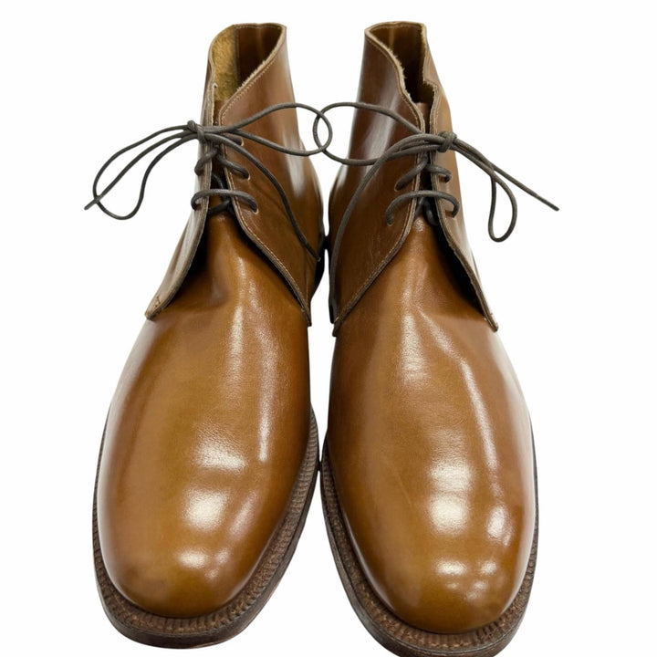Pristine GEORGE CLEVERLEY Ankle boots Crockett & Jones 200 last Brown