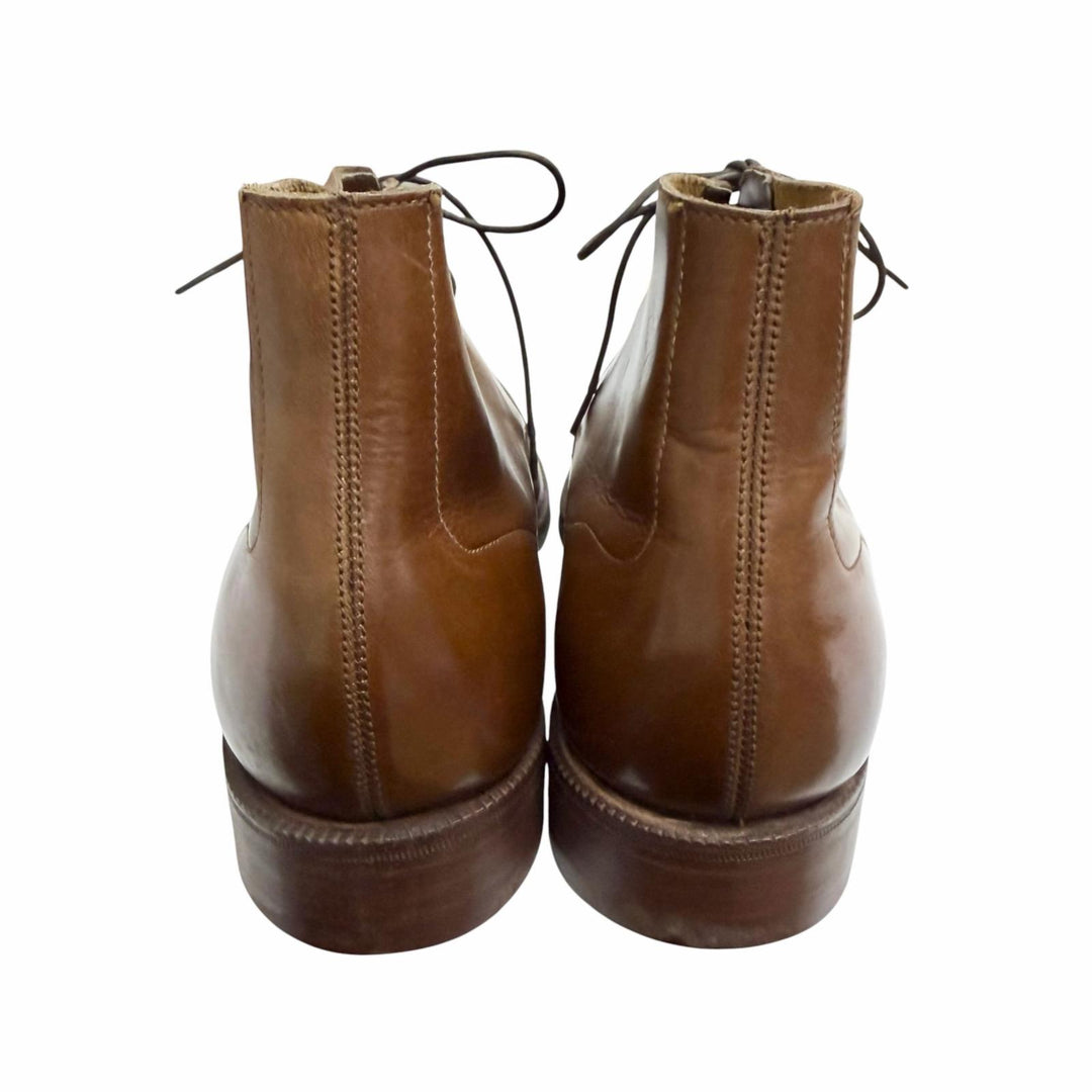 Pristine GEORGE CLEVERLEY Ankle boots Crockett & Jones 200 last Brown