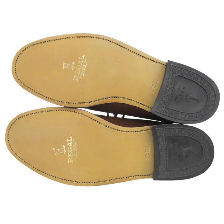 Pristine REGAL Leather shoes Brown leather mens 27.5cm