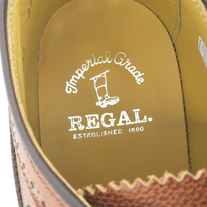 Pristine REGAL Leather shoes Brown leather mens 27.5cm
