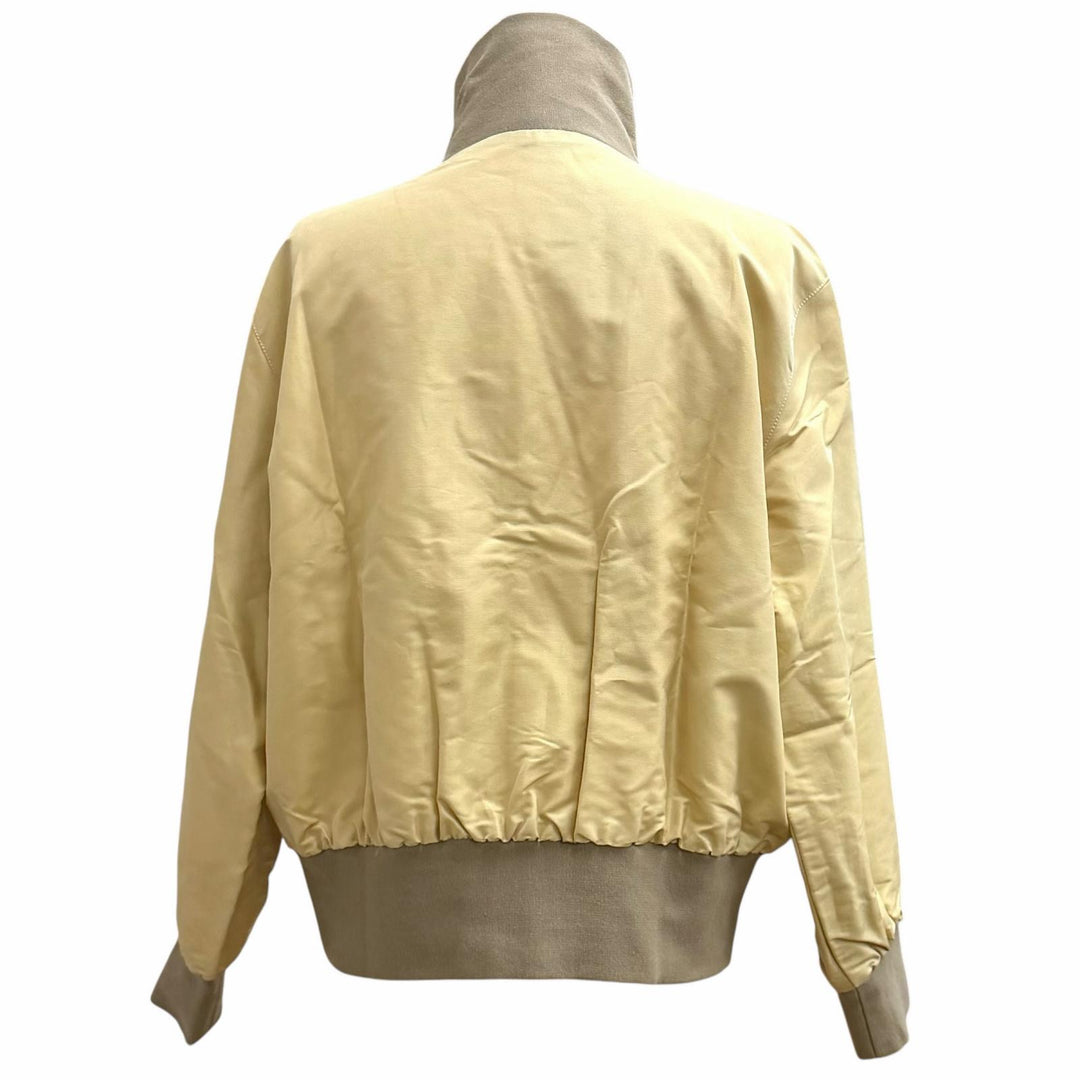 Excellent HERMES Jacket Reversible all-over print zip-up blouson Multi silk 40