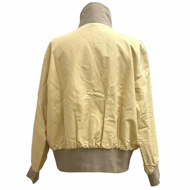 Excellent HERMES Jacket Reversible all-over print zip-up blouson Multi silk 40