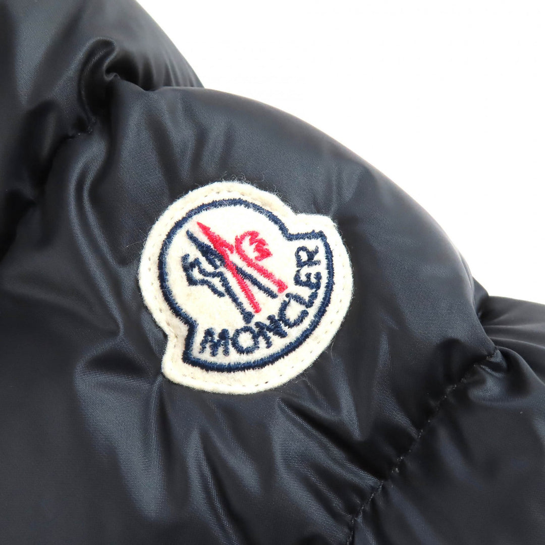 Great MONCLER down coat HERMINE Logo patch Hooded black Nylon Women 00