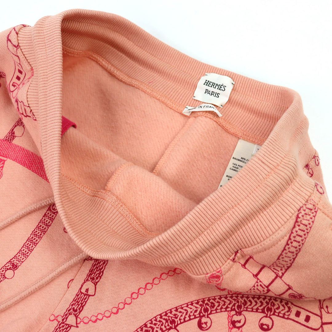 Excellent HERMES Pants TRESOR DE MEDOR Fleece-lined sweatpants pink 2H4405DK