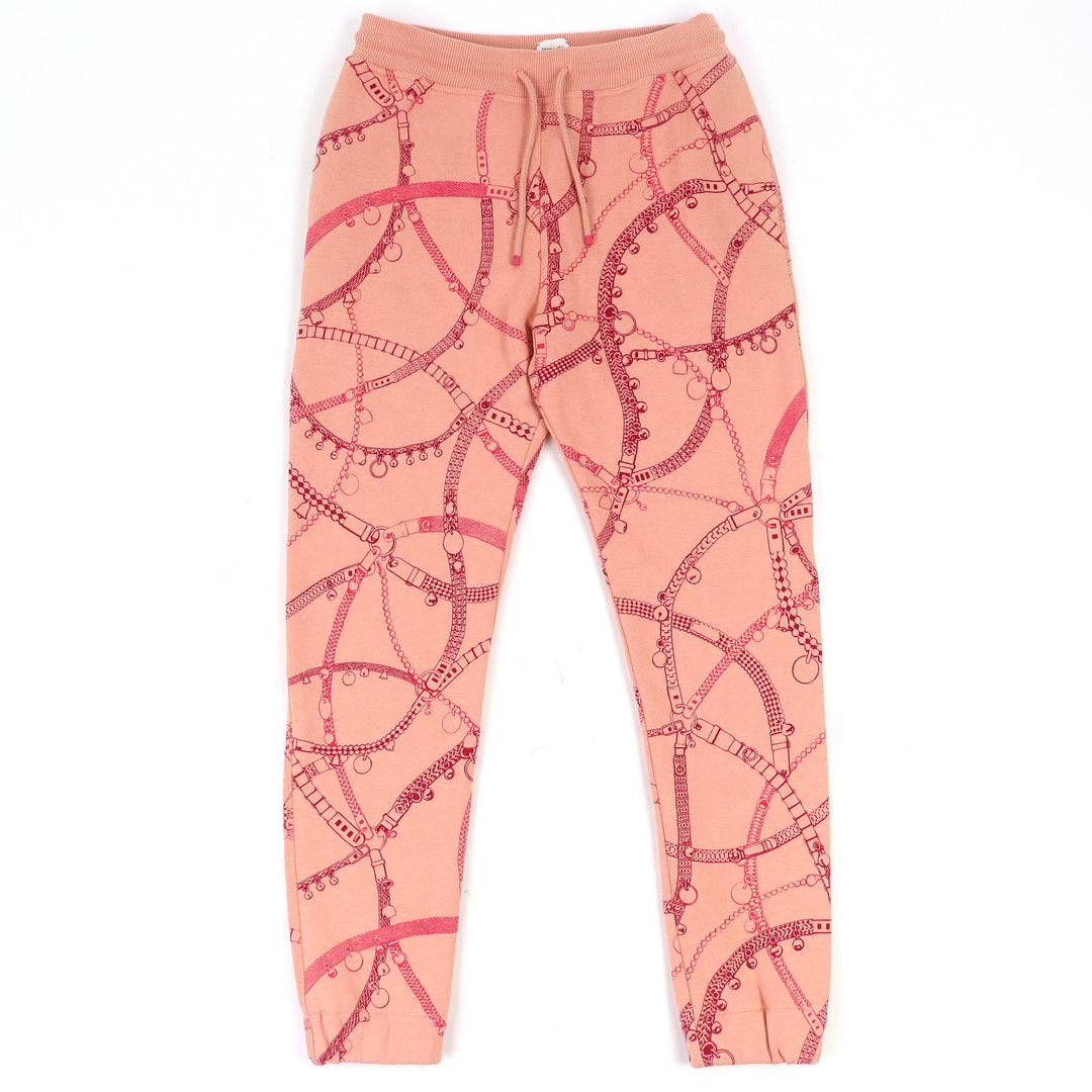 Excellent HERMES Pants TRESOR DE MEDOR Fleece-lined sweatpants pink 2H4405DK