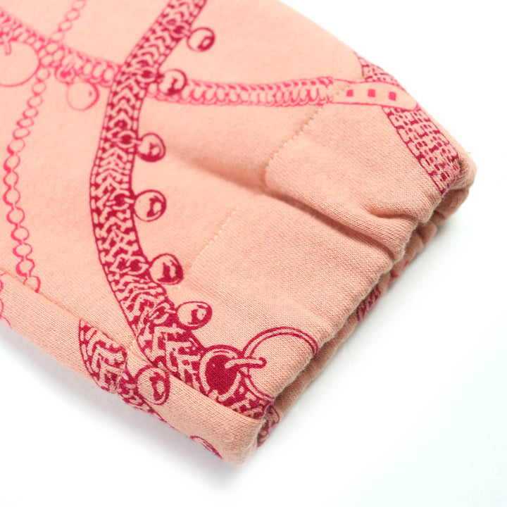 Excellent HERMES Pants TRESOR DE MEDOR Fleece-lined sweatpants pink 2H4405DK