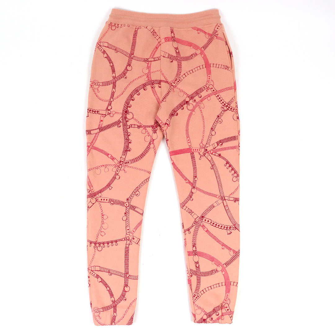 Excellent HERMES Pants TRESOR DE MEDOR Fleece-lined sweatpants pink 2H4405DK