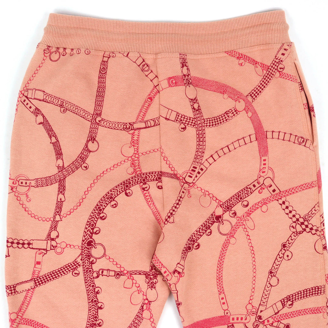 Excellent HERMES Pants TRESOR DE MEDOR Fleece-lined sweatpants pink 2H4405DK