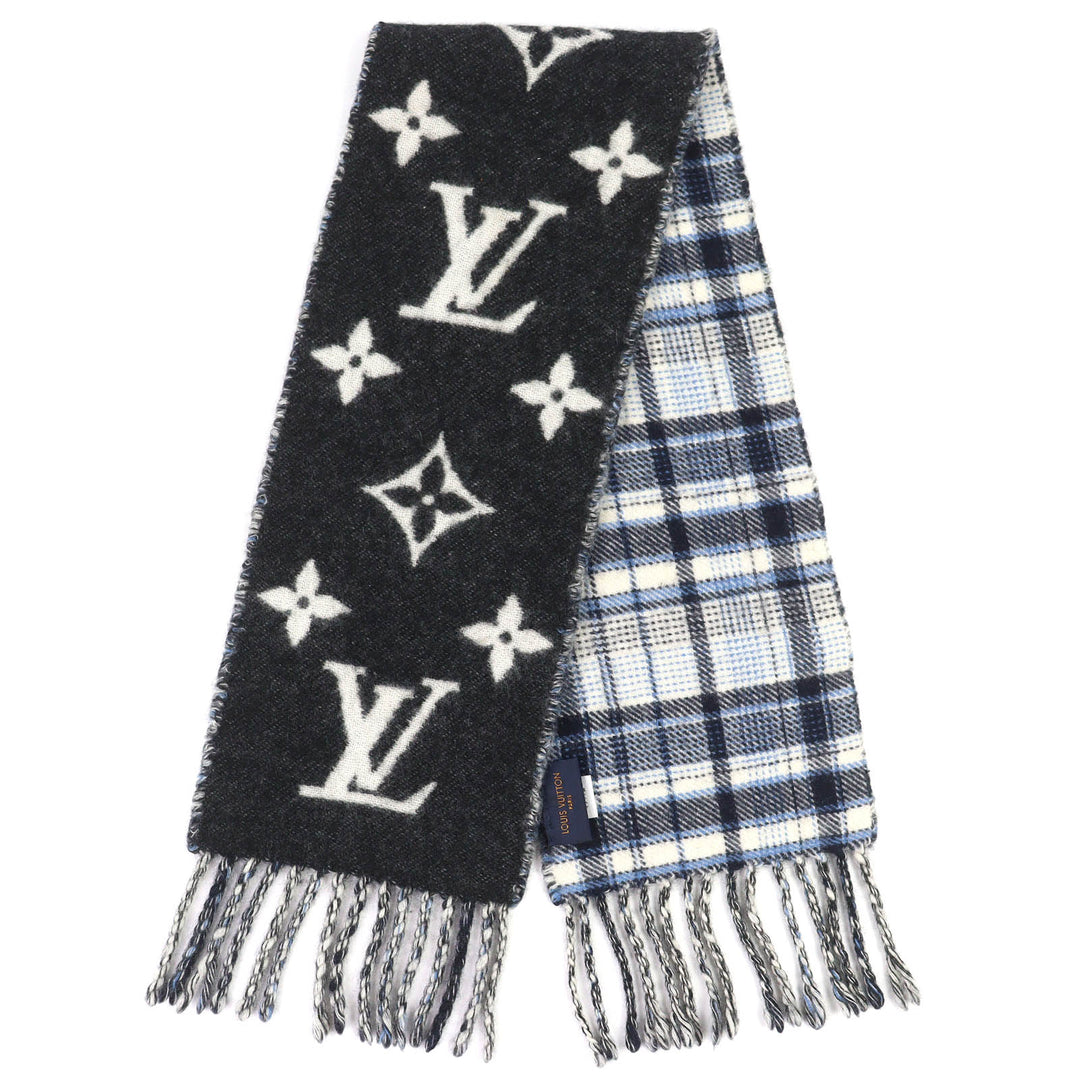 Excellent LOUIS VUITTON Scarf Echarpe Mini Reykjavik Monogram pattern M76361