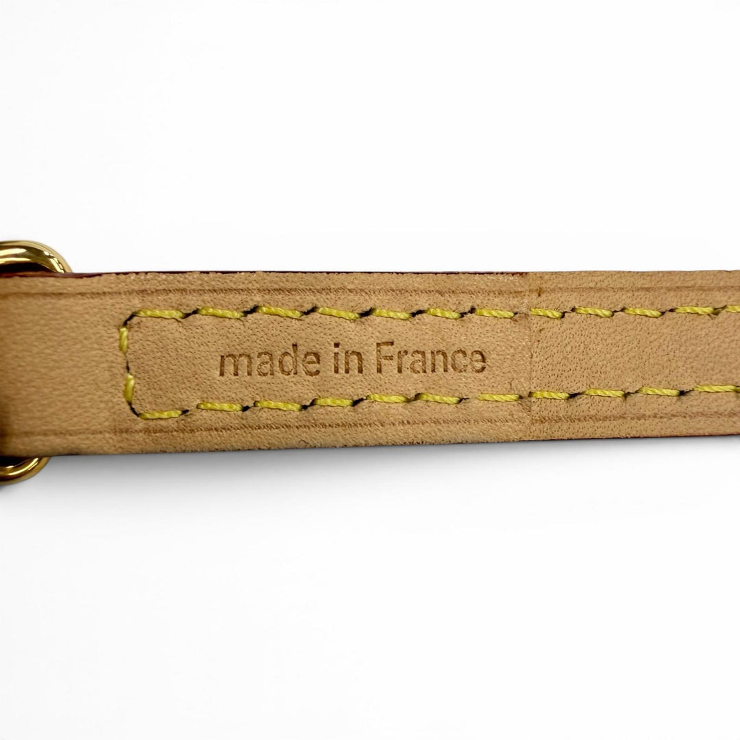 Great LOUIS VUITTON Shoulder strap light brown Nume leather Women