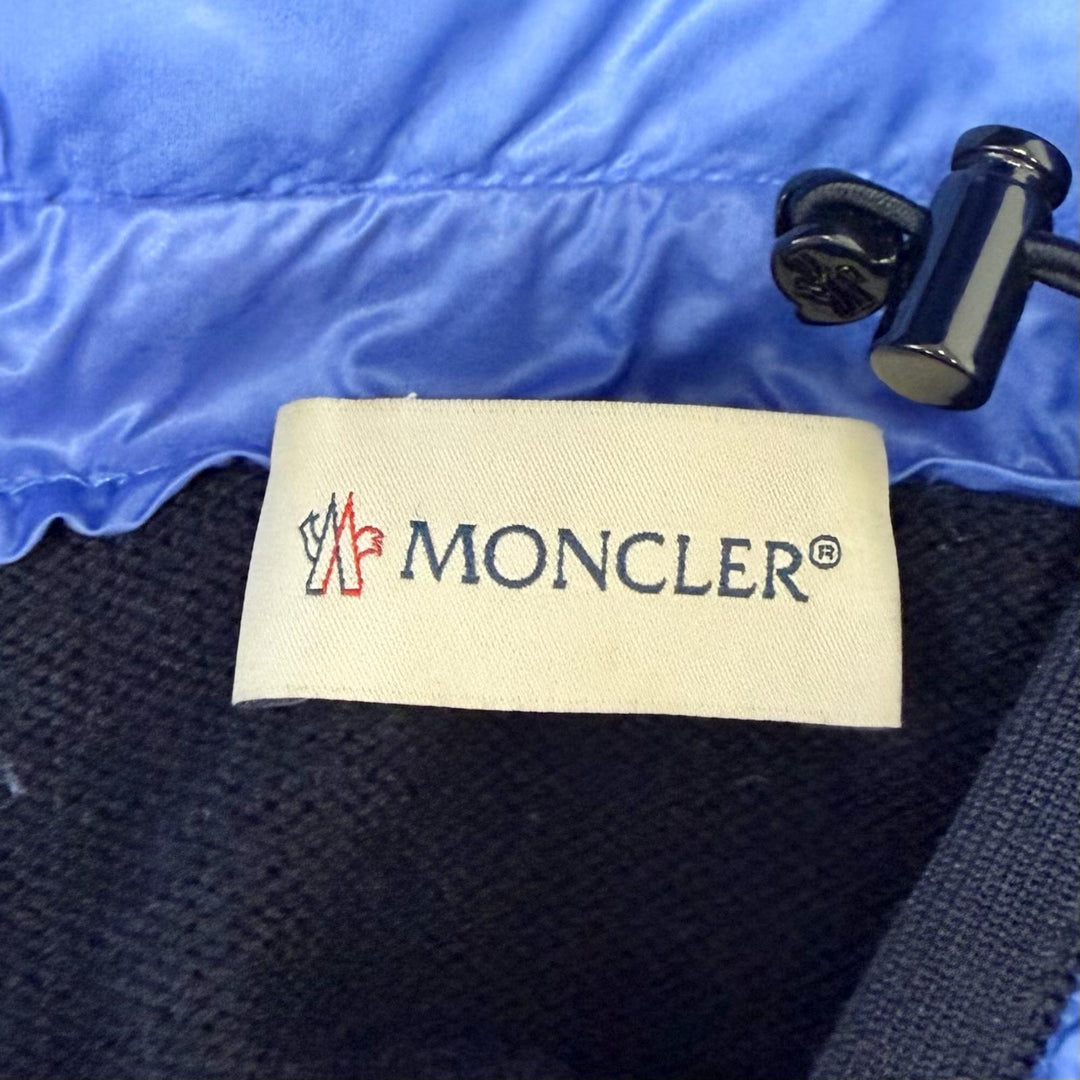 Great MONCLER hoodie MAGLIONE TRICOTGIROCOLLO Down-switch knit