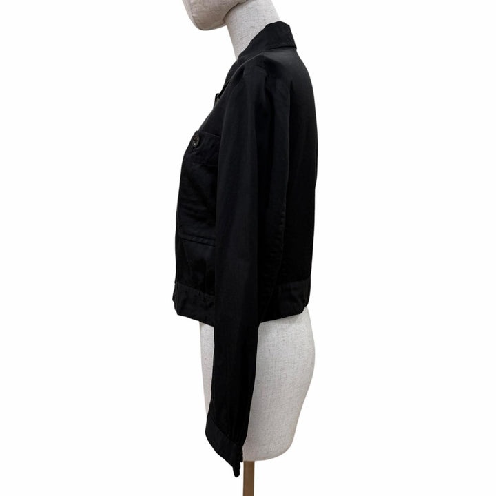 Excellent Y's Jacket Linen blend, cropped length black Cupra Women 1