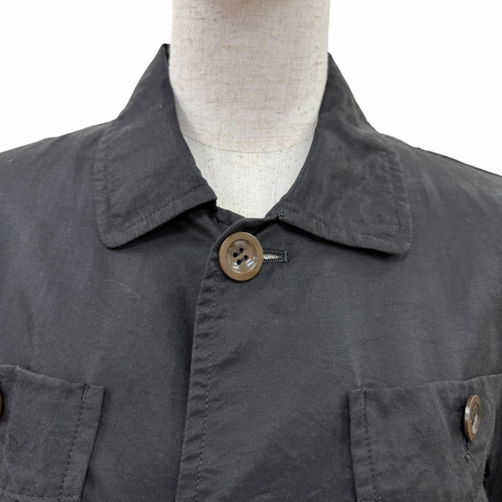 Excellent Y's Jacket Linen blend, cropped length black Cupra Women 1