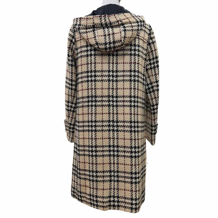 Excellent BURBERRY LONDON Duffel coat Tweed Nova Check, padded 9