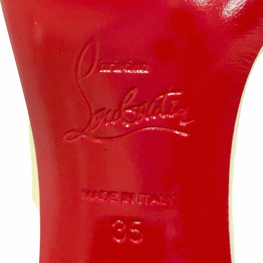 Pristine Christian Louboutin TURELA 55 Side-zip short boots 35