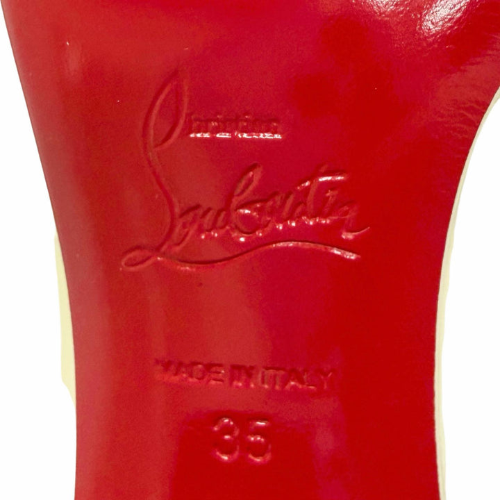Pristine Christian Louboutin TURELA 55 Side-zip short boots 35