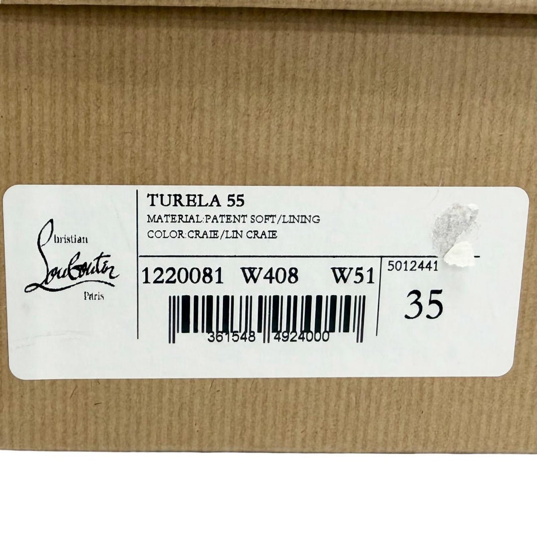 Pristine Christian Louboutin TURELA 55 Side-zip short boots 35