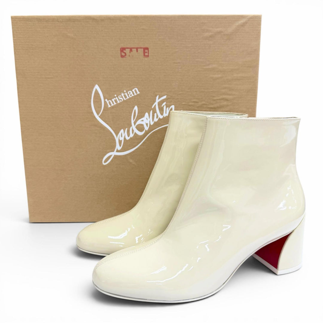 Pristine Christian Louboutin TURELA 55 Side-zip short boots 35