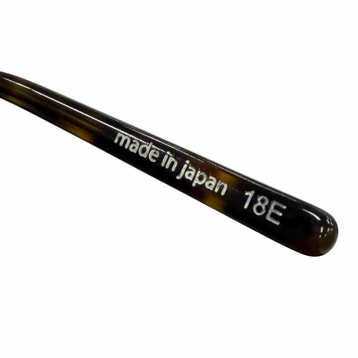 Excellent EYEVAN Glasses 7285 Tortoiseshell Pattern Boston black mens E-0507